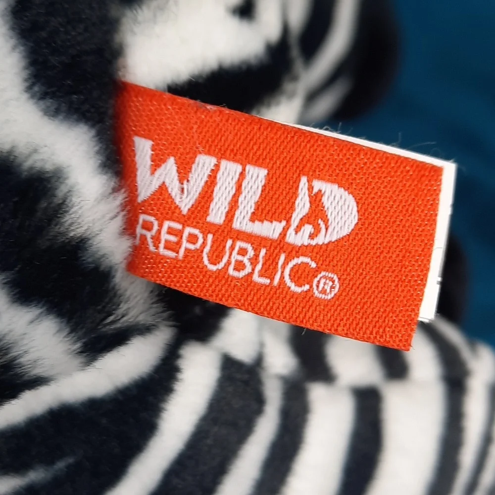 Wild Republic Zebra Plush Stuffed Animal Toy